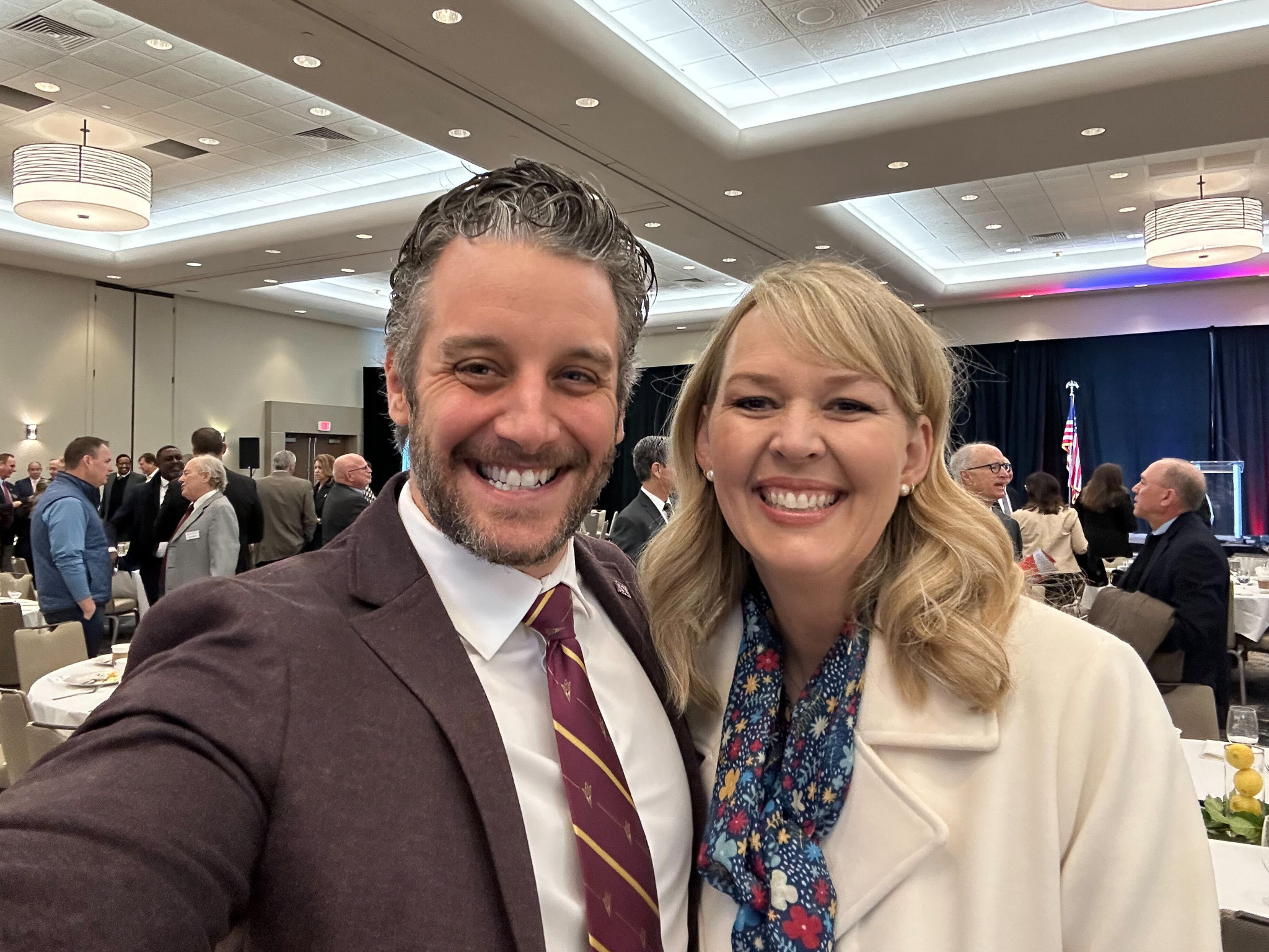 Tim Gomez and Julie Spilsbury